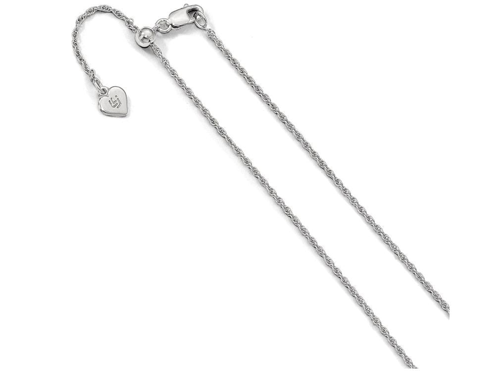 FJC Finejewelers Sterling Silver Adjustable Loose Rope Chain Necklace