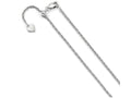 FJC Finejewelers Sterling Silver Loose Rope Adjustable Chain Necklace