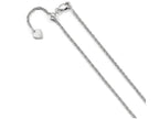 FJC Finejewelers Sterling Silver Loose Rope Adjustable Chain Necklace