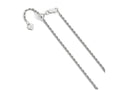 FJC Finejewelers Sterling Silver Adjustable Rope Chain Necklace