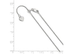 FJC Finejewelers Sterling Silver Adjustable Spiga Chain Necklace