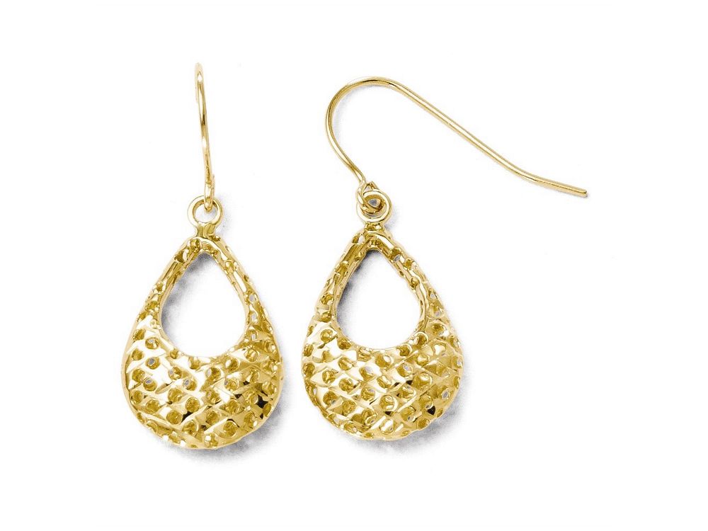 FJC Finejewelers 14k Yellow Gold Shepherd Hook Earrings