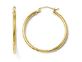 FJC Finejewelers 14k Yellow Gold 2mm Polished Hoop Earrings