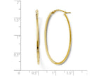 FJC Finejewelers 14k Yellow Gold Polished Oval Hoop Earrings