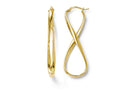 FJC Finejewelers 14k Yellow Gold Polished Infinity Hoop Earrings