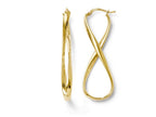 FJC Finejewelers 14k Yellow Gold Polished Infinity Hoop Earrings