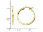 FJC Finejewelers 14k Yellow Gold Polished Hoop Earrings