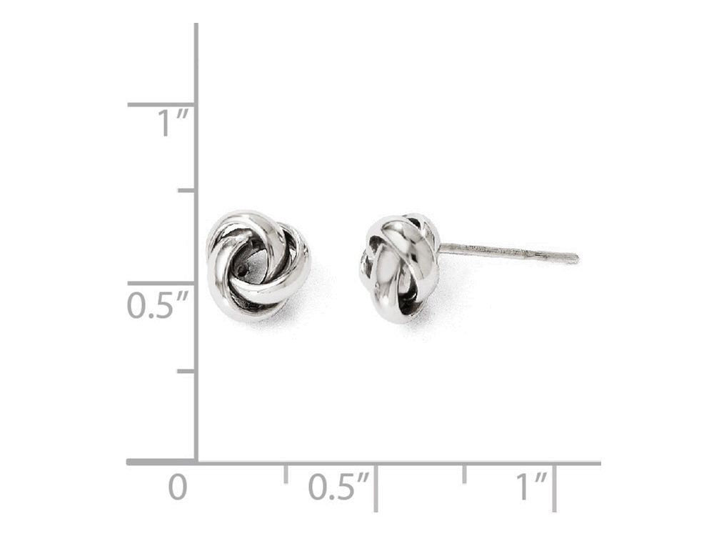 FJC Finejewelers 14k White Gold Polished Post Earrings