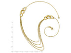 FJC Finejewelers 14k Yellow Gold Four Layer Rope Chain Necklace