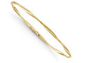 FJC Finejewelers 14k Yellow Gold Polished Twisted Slip-on Bangle