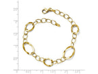 FJC Finejewelers 14k Yellow Gold Polished Fancy Link Bracelet