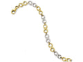 FJC Finejewelers 14 kt Two Tone Gold Polished Bracelet