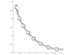 FJC Finejewelers 14k White Gold Polished Link Bracelet