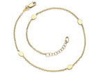FJC Finejewelers 14k Yellow Gold Polished Anklet W/1in Ext