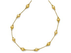 FJC Finejewelers 14k Yellow Gold Bright Cut Scratch Finish Polished Necklace