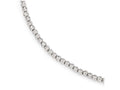 FJC Finejewelers 14k White Gold Bright Cut Beaded Bracelet