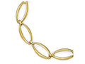FJC Finejewelers 14k Yellow Gold Polished And Bright Cut Bracelet