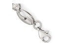 FJC Finejewelers 14k White Gold Polished And Bright Cut Bracelet