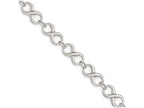 FJC Finejewelers 14k White Gold Polished Bracelet