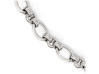 FJC Finejewelers 14k White Gold Polished Hollow Bracelet