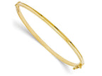 FJC Finejewelers 14k Yellow Gold Polished Hinged Bangle