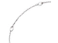 FJC Finejewelers 14k White Gold Polished With 1in Ext. Anklet