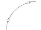 FJC Finejewelers 14k White Gold Polished With 1in Ext. Anklet