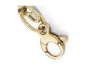 FJC Finejewelers 14 kt Two Tone Gold Polished Bright Cut Fancy Link Bracelet