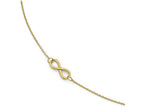 FJC Finejewelers 14k Yellow Gold Polished Infinity With 1in Ext. Anklet