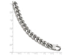 FJC Finejewelers 14k White Gold 8.5mm Beveled Curb Bracelet