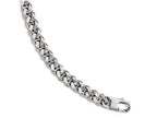 FJC Finejewelers 14k White Gold 8.5mm Beveled Curb Bracelet