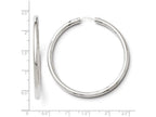 FJC Finejewelers Sterling Silver Rhodium-plated 3.5mm Tube Earrings