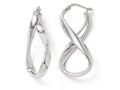 FJC Finejewelers Sterling Silver Polished Twisted Hoop Earrings