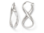 FJC Finejewelers Sterling Silver Polished Twisted Hoop Earrings