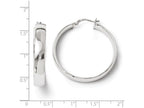 FJC Finejewelers Sterling Silver Polished Hinged Hoop Earrings