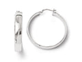 FJC Finejewelers Sterling Silver Polished Hinged Hoop Earrings