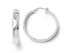 FJC Finejewelers Sterling Silver Polished Hinged Hoop Earrings