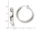FJC Finejewelers Sterling Silver Polished Hinged Hoop Earrings
