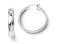 FJC Finejewelers Sterling Silver Polished Hinged Hoop Earrings