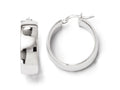 FJC Finejewelers Sterling Silver Polished Hinged Hoop Earrings