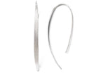 FJC Finejewelers Sterling Silver Rhodium-plated Polished and Brushed Earrings