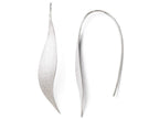 FJC Finejewelers Sterling Silver Rhodium-plated Polished and Brushed Earrings