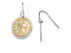 FJC Finejewelers Sterling Silver Gold-tone Mother Of Pearl Dangle Earrings