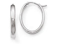 FJC Finejewelers Sterling Silver Polished Oval Hoop Earrings