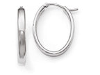 FJC Finejewelers Sterling Silver Polished Oval Hoop Earrings