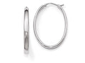 FJC Finejewelers Sterling Silver Polished Oval Hoop Earrings