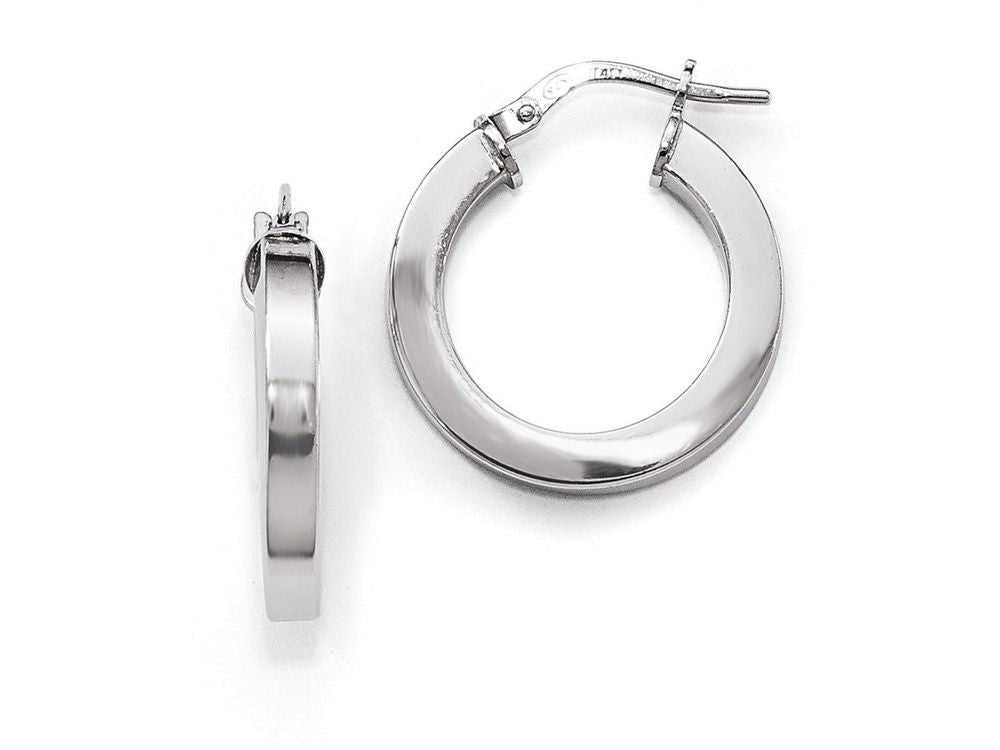 FJC Finejewelers Sterling Silver Polished Hoop Earrings