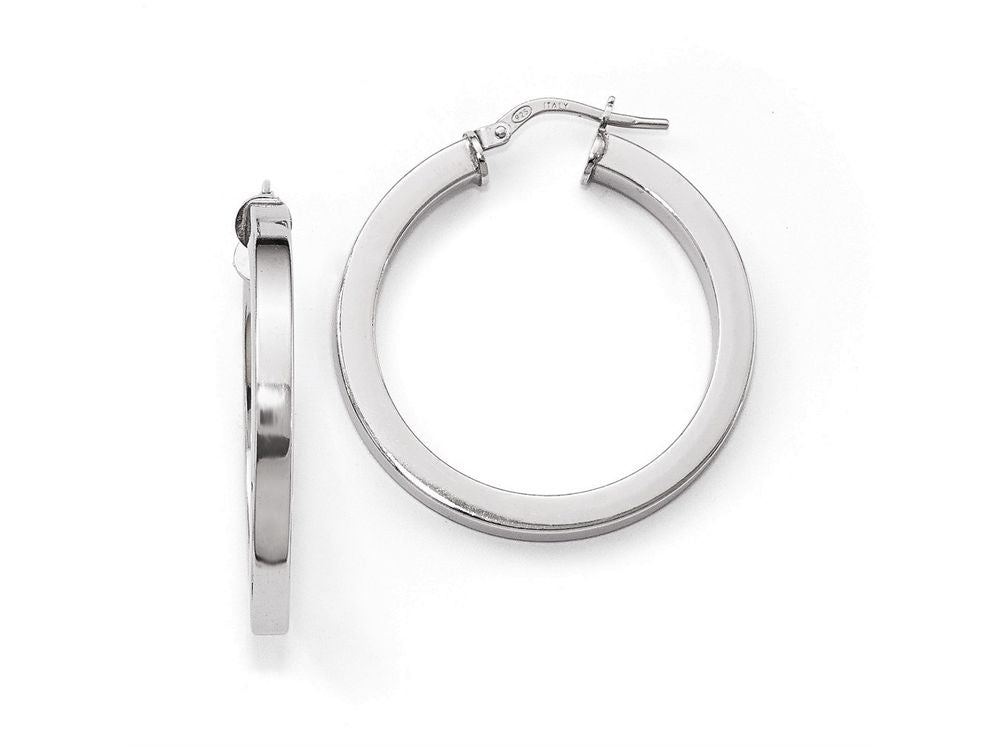 FJC Finejewelers Sterling Silver Polished Hoop Earrings