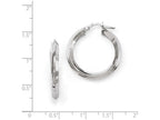 FJC Finejewelers Sterling Silver Polished Hoop Earrings