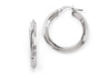 FJC Finejewelers Sterling Silver Polished Hoop Earrings